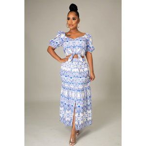 Azul Bonita Skirt Set